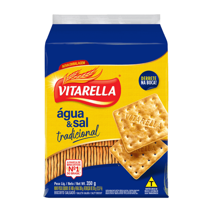 BISCOITO ÁGUA E SAL VITARELLA  