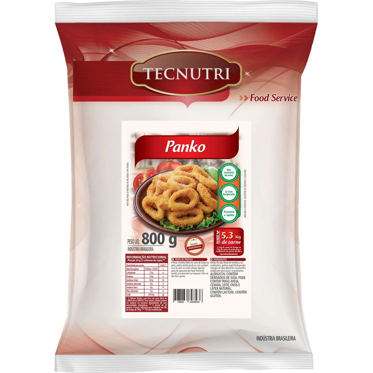 FARINHA PANKO TECNUTRI SACHÊ