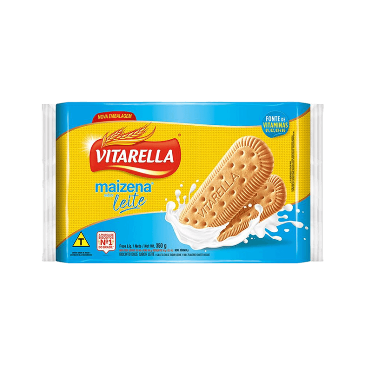 BISCOITO MAIZENA LEITE VITARELLA  