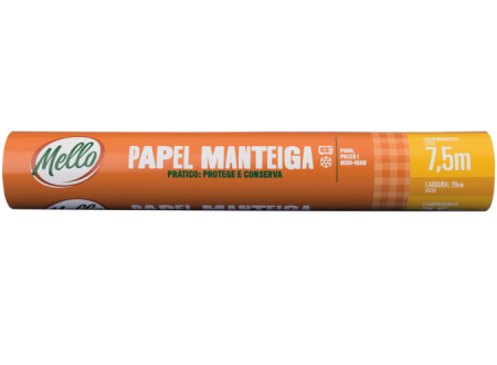 PAPEL MANTEIGA 29CM 7,5M MELLO