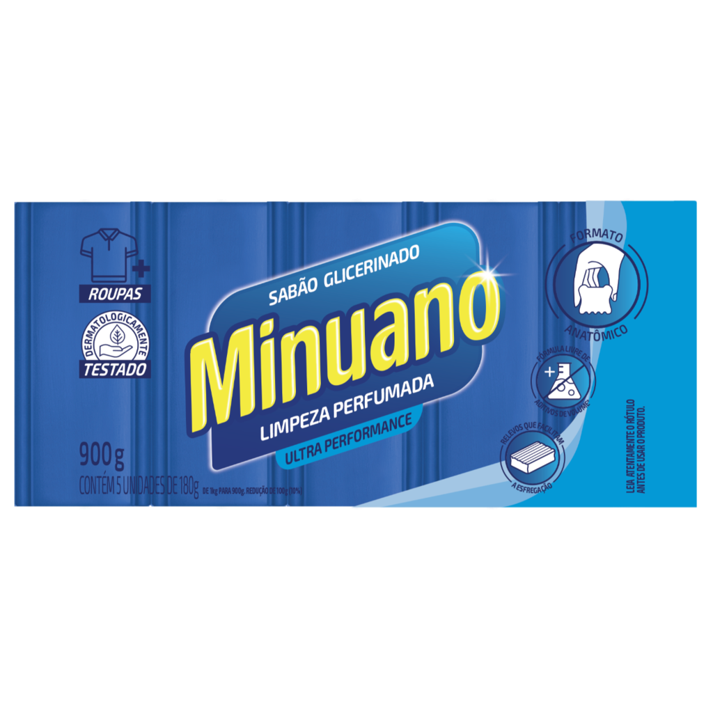 SABÃO TABLETE AZUL MINUANO 