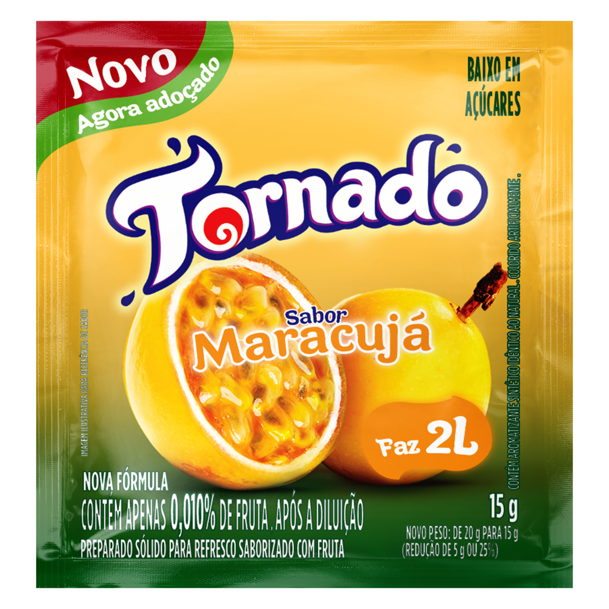 REFRESCO MARACUJÁ TORNADO