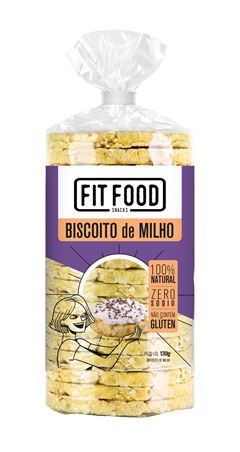 BISCOITO DE MILHO FIT FOOD