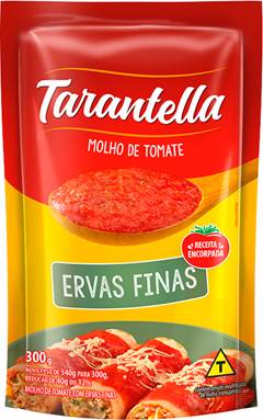 MOLHO TOMATE ERVAS FINAS SACHÊ TARANTELLA 