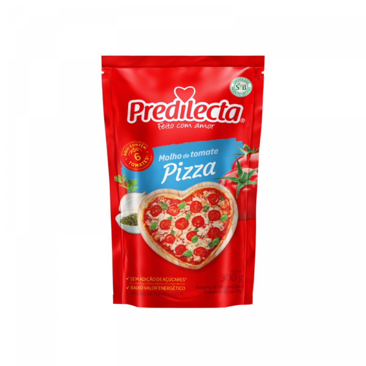 MOLHO PIZZA STAND UP TOMATE PREDILECTA 