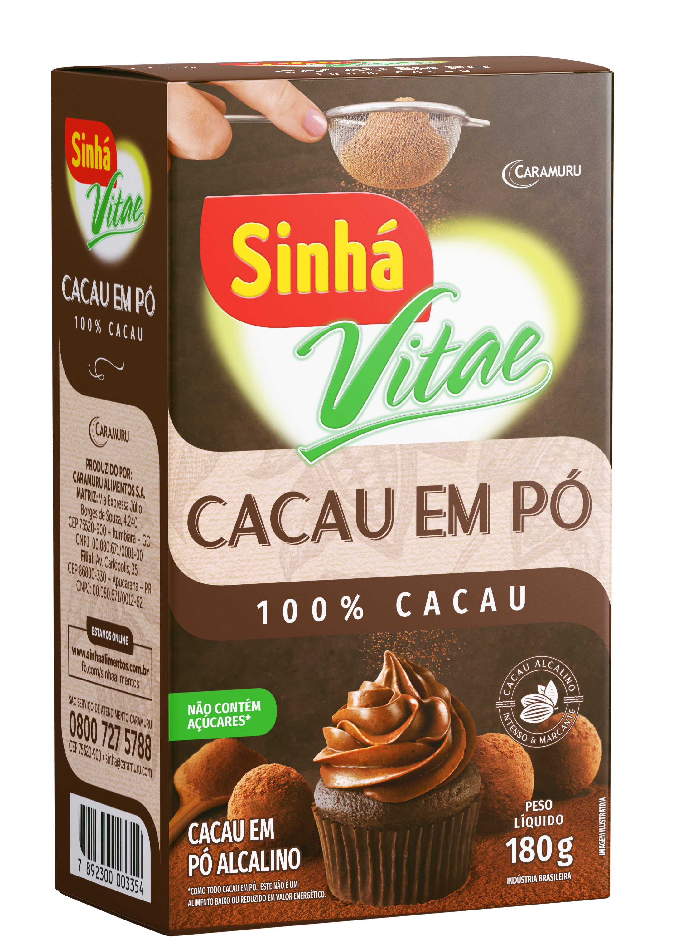 CACAU EM PÓ 100% SINHÁ