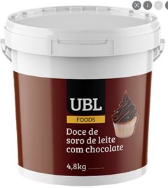 DOCE DE SORO DE LEITE BALDE COM CHOCOLATE UBL 