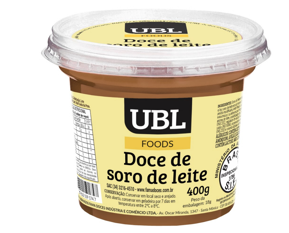 DOCE DE SORO DE LEITE POTE UBL 