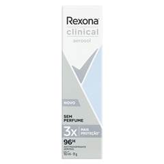 DESODORANTE AEROSOL CLINICAL SEM PERFUME REXONA 