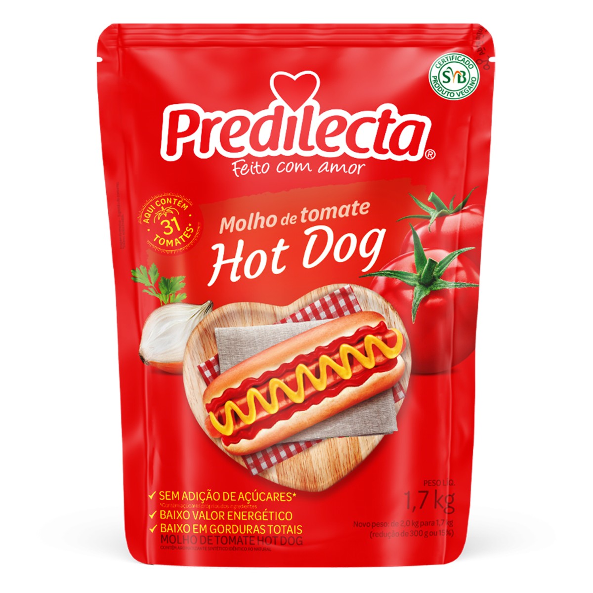 MOLHO HOT DOG TOMATE STAND UP PREDILECTA 