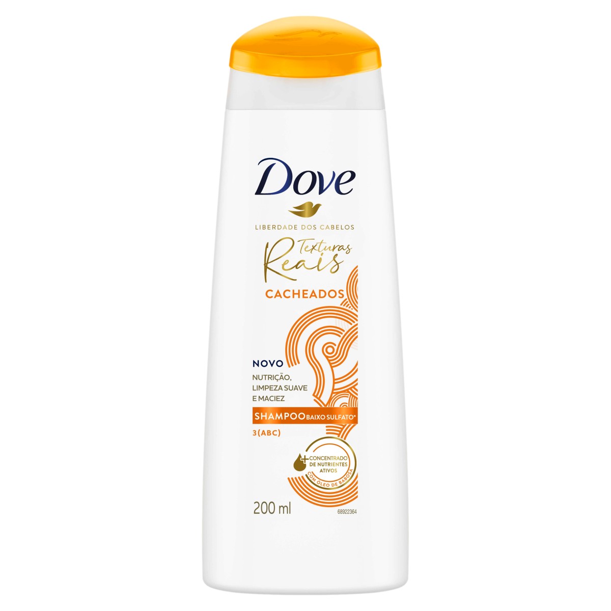 SHAMPOO TEXTURAS REAIS CACHEADOS DOVE 