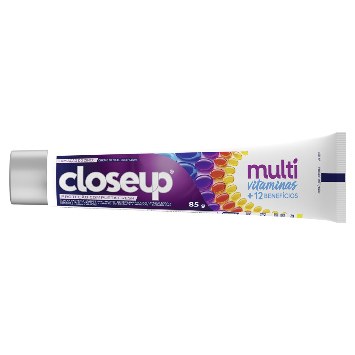 CREME DENTAL MULTIVITAMINAS + 12 BENEFÍCIOS FRESH CLOSE UP 