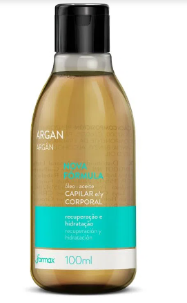 ÓLEO CAPILAR E CORPORAL ARGAN FARMAX