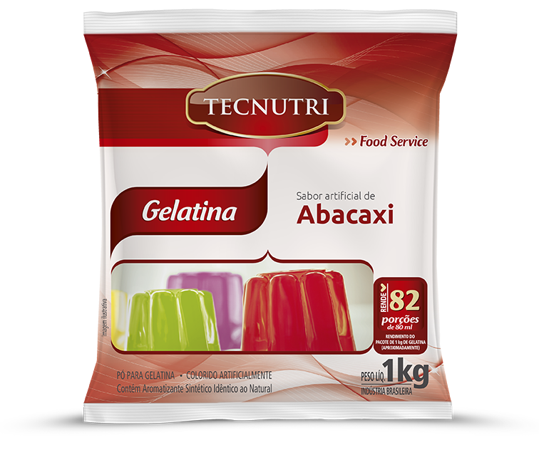 GELATINA ABACAXI TECNUTRI  