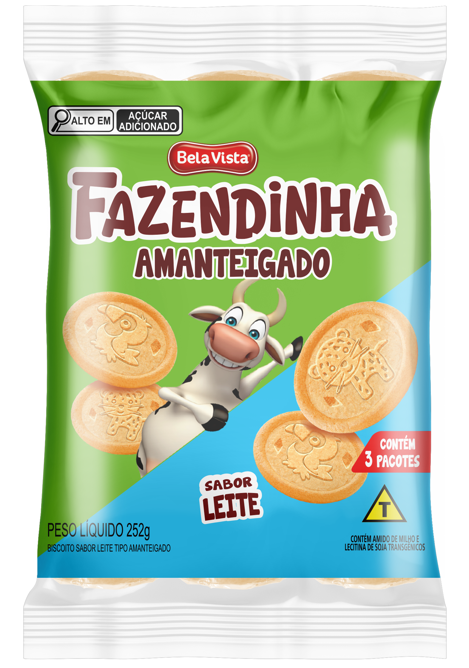 BISC.AMANTEIGADO LEITE FAZENDINHA