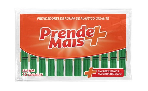 PRENDEDOR DE ROUPA PLASTICO GIGANTE PRENDE MAIS