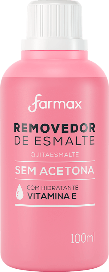 REMOVEDOR ESMALTE SEM ACETONA FARMAX 