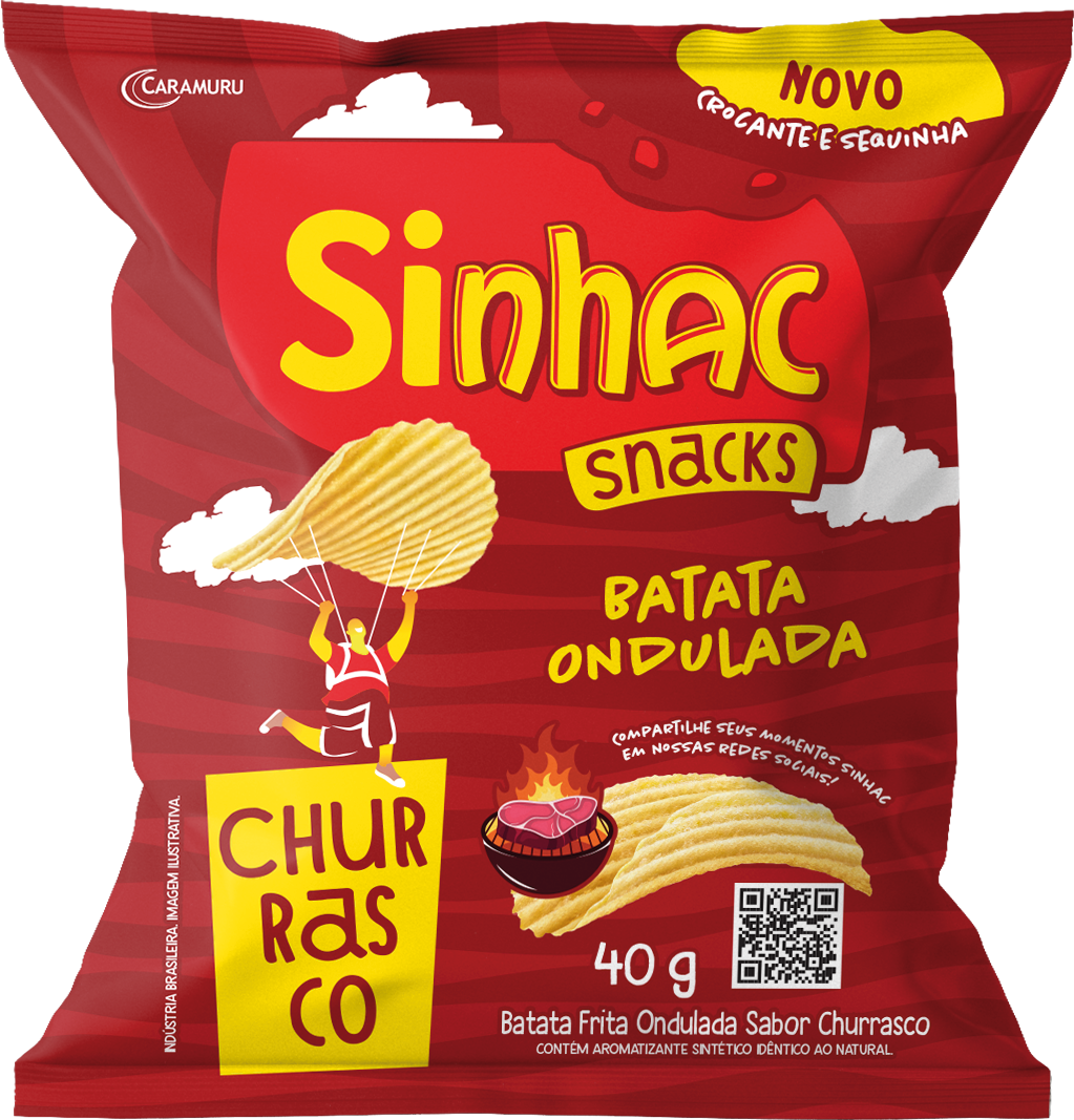 SALGADINHO BATATA ONDULADA CHRRASCO SINHAC