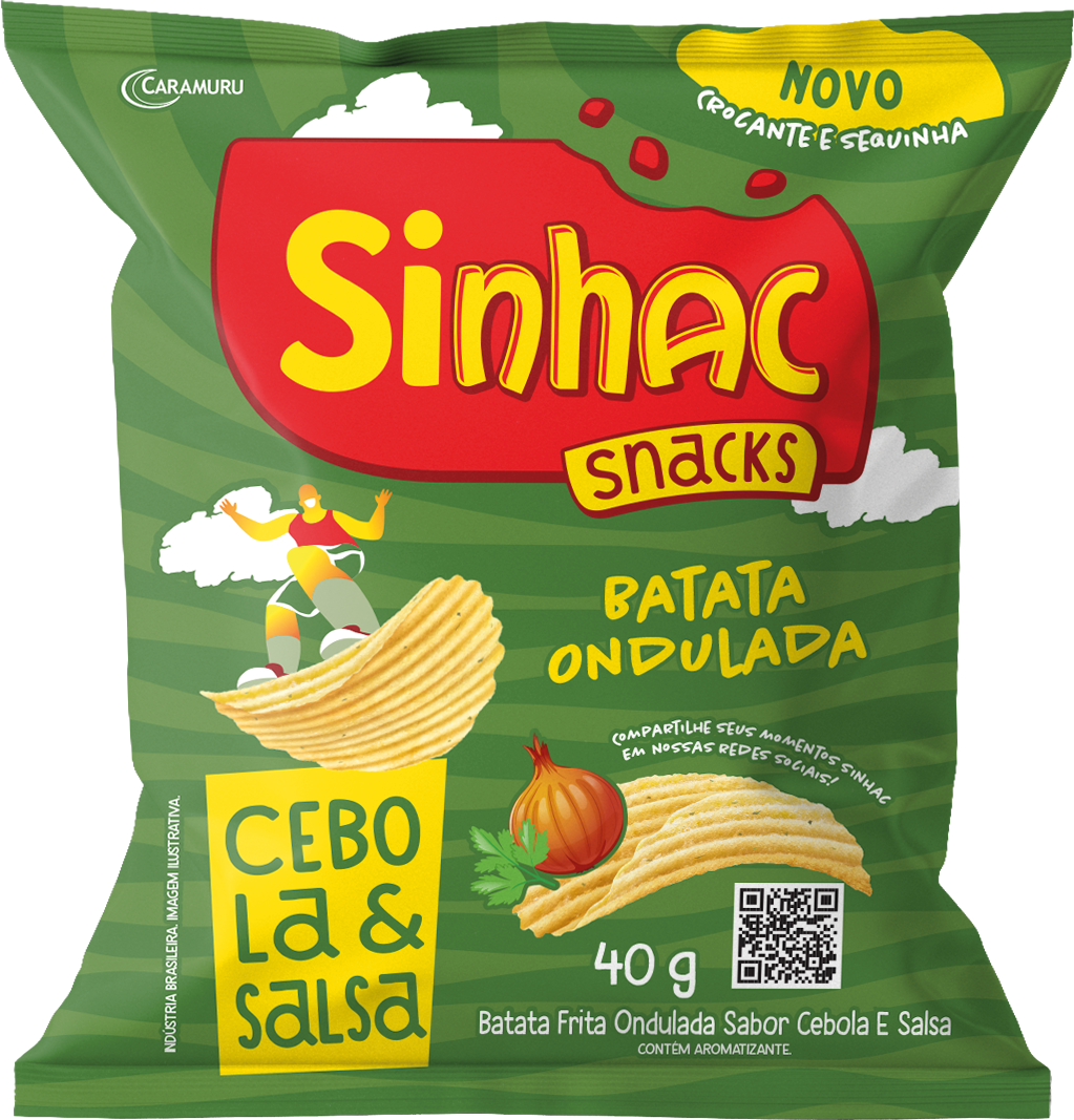 SALGADINHO BATATA ONDULADA CEBOLA SINHAC