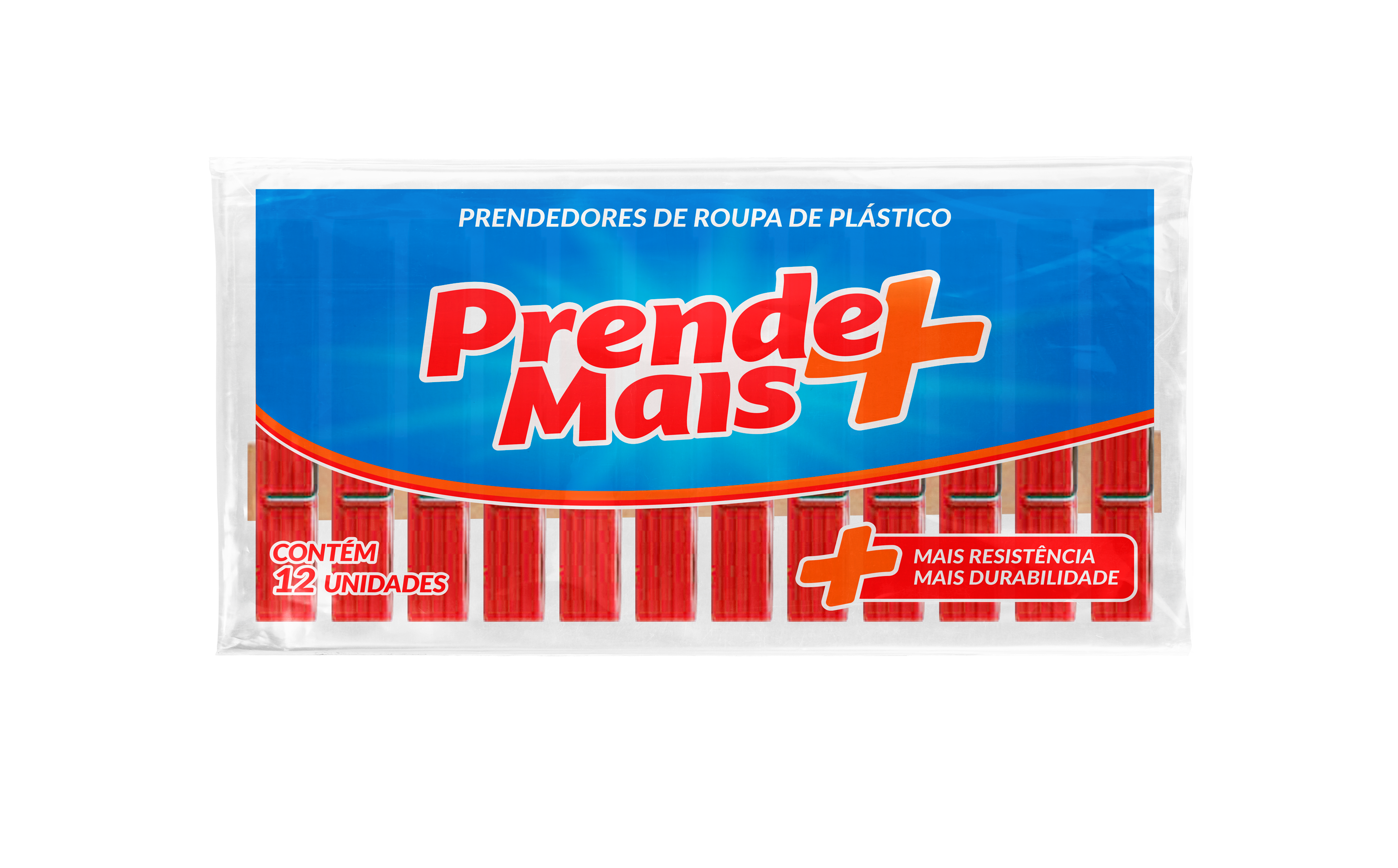 PRENDEDOR DE ROUPA PLASTICO PRENDE MAIS