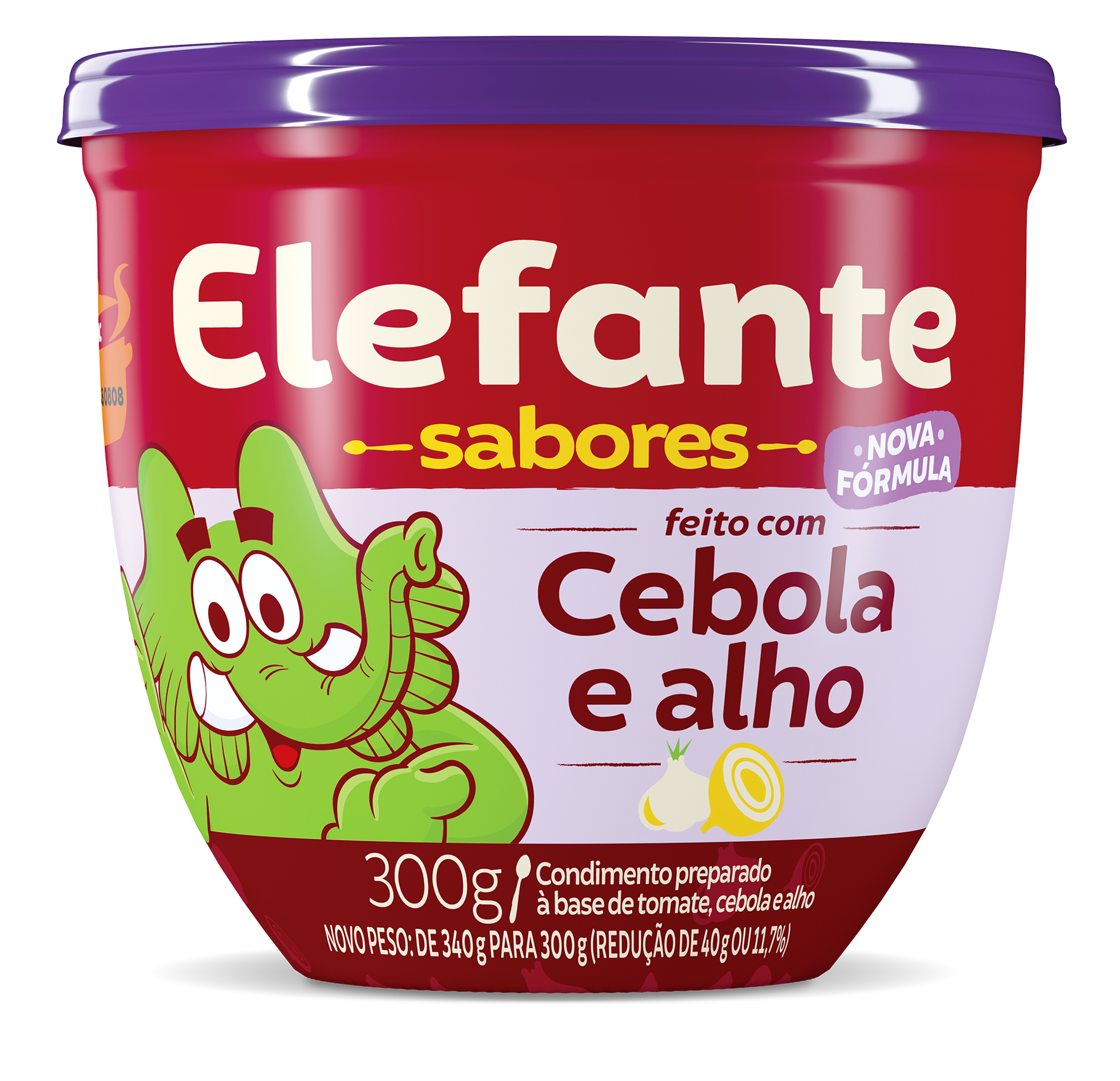 EXTRATO TOMATE CEBOLA E ALHO POTE ELEFANTE