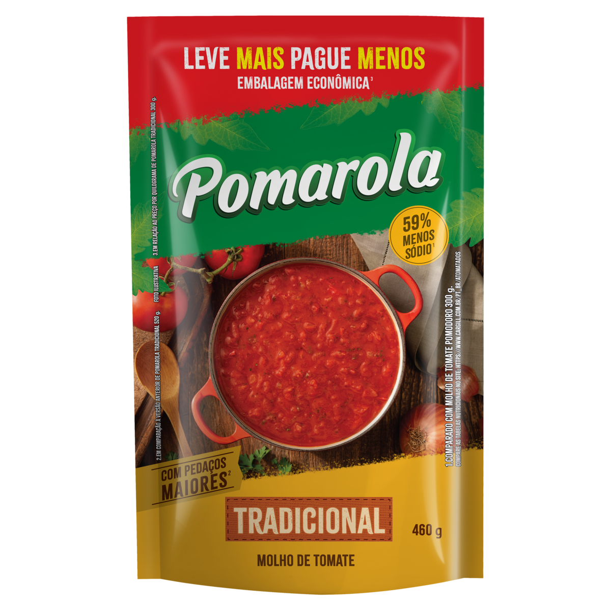 MOLHO TOMATE TRADICIONAL SACHÊ  POMAROLA 