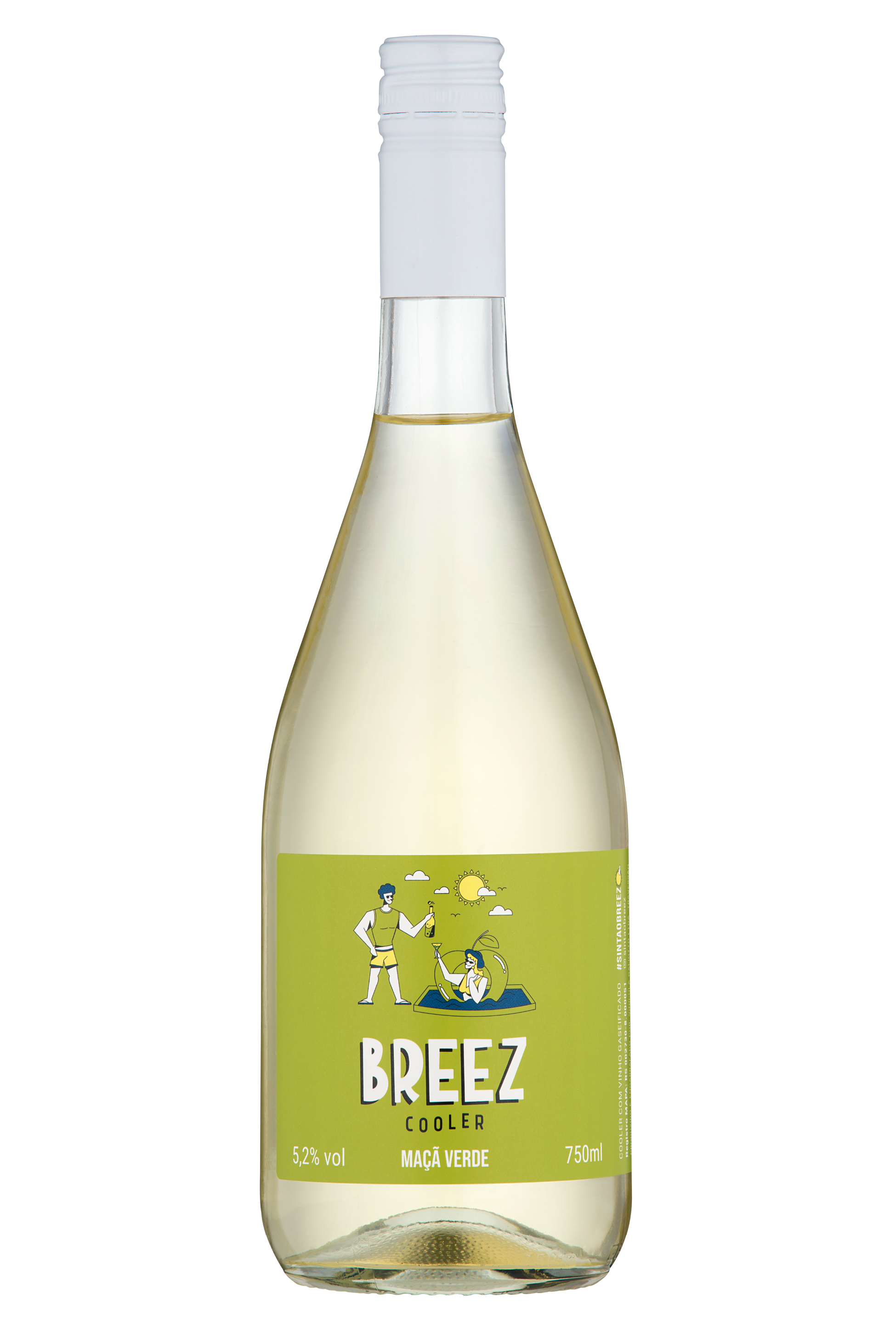 BEBIDA VINHO COOLER MAÇA VERDE BREEZ