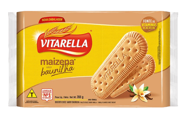 BISCOITO MAIZENA BAUNILHA VITARELLA  