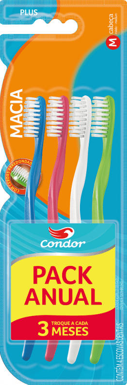 ESCOVA DENTAL PLUS MACIA CONDOR 