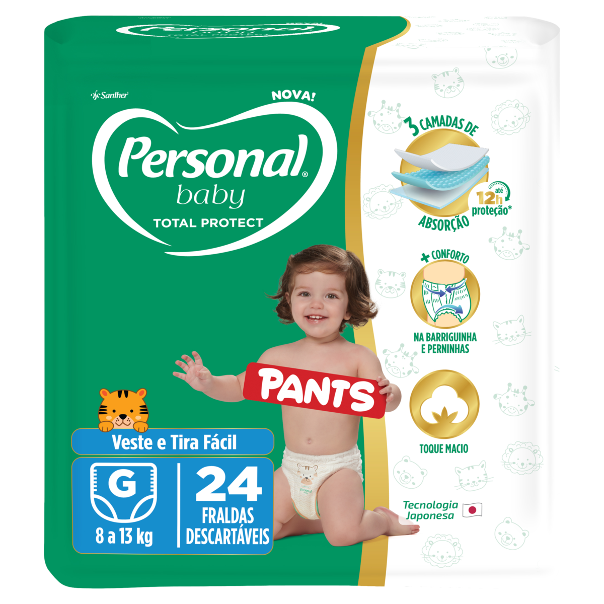 FRALDA PANTS G PERSONAL 