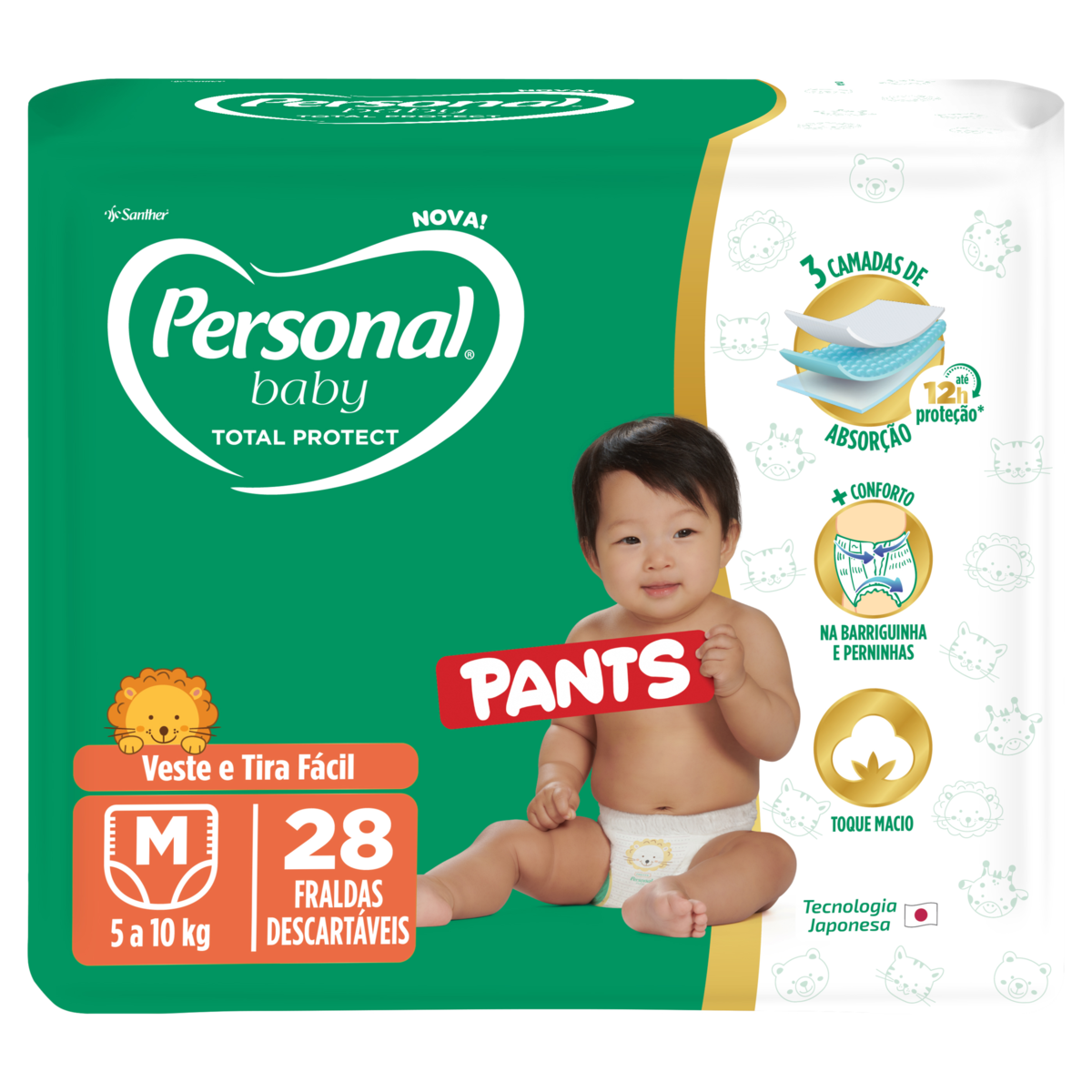 FRALDA PANTS M PERSONAL 