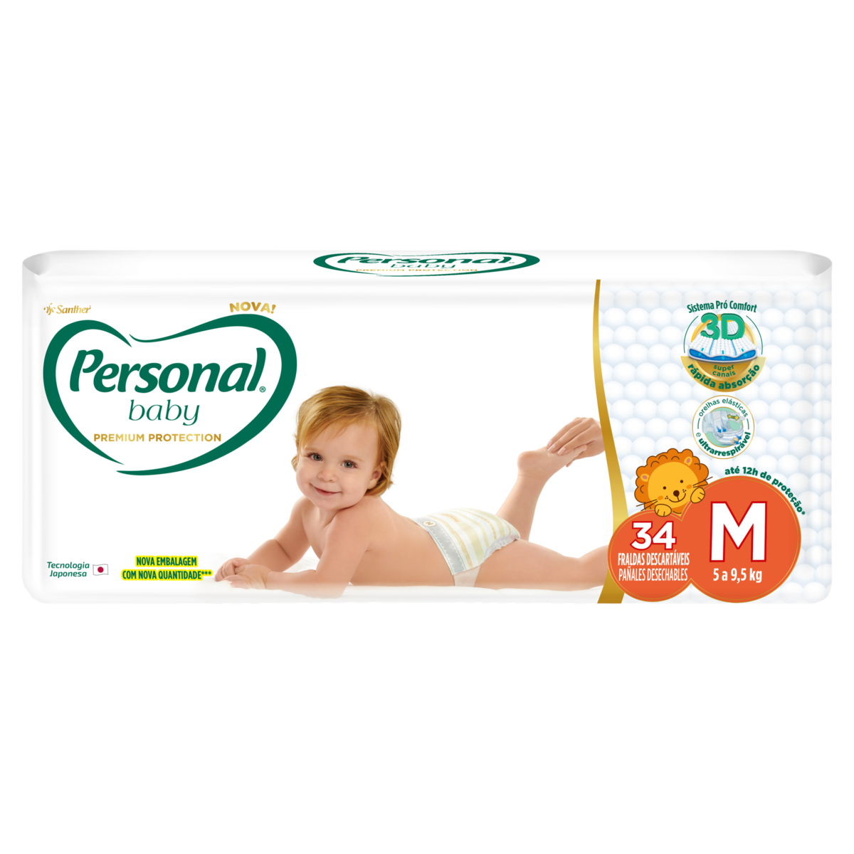 FRALDA PREMIUM MEGA M PERSONAL 