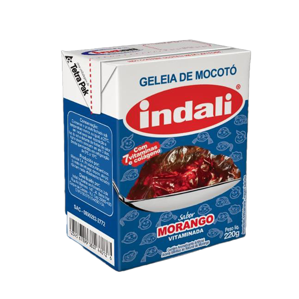 GELEIA MOCOTO MORANGO INDALI