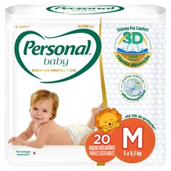 FRALDA PREMIUM JUMBO M PERSONAL 