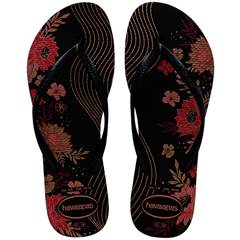 SANDÁLIA SLIM ORGANIC PRETO/PRETO/PRETO 41/42 HAVAIANAS