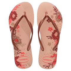 SANDÁLIA SLIM ORGANIC ROSA BALLET/DOURADO BLUSH 41/42 HAVAIANAS