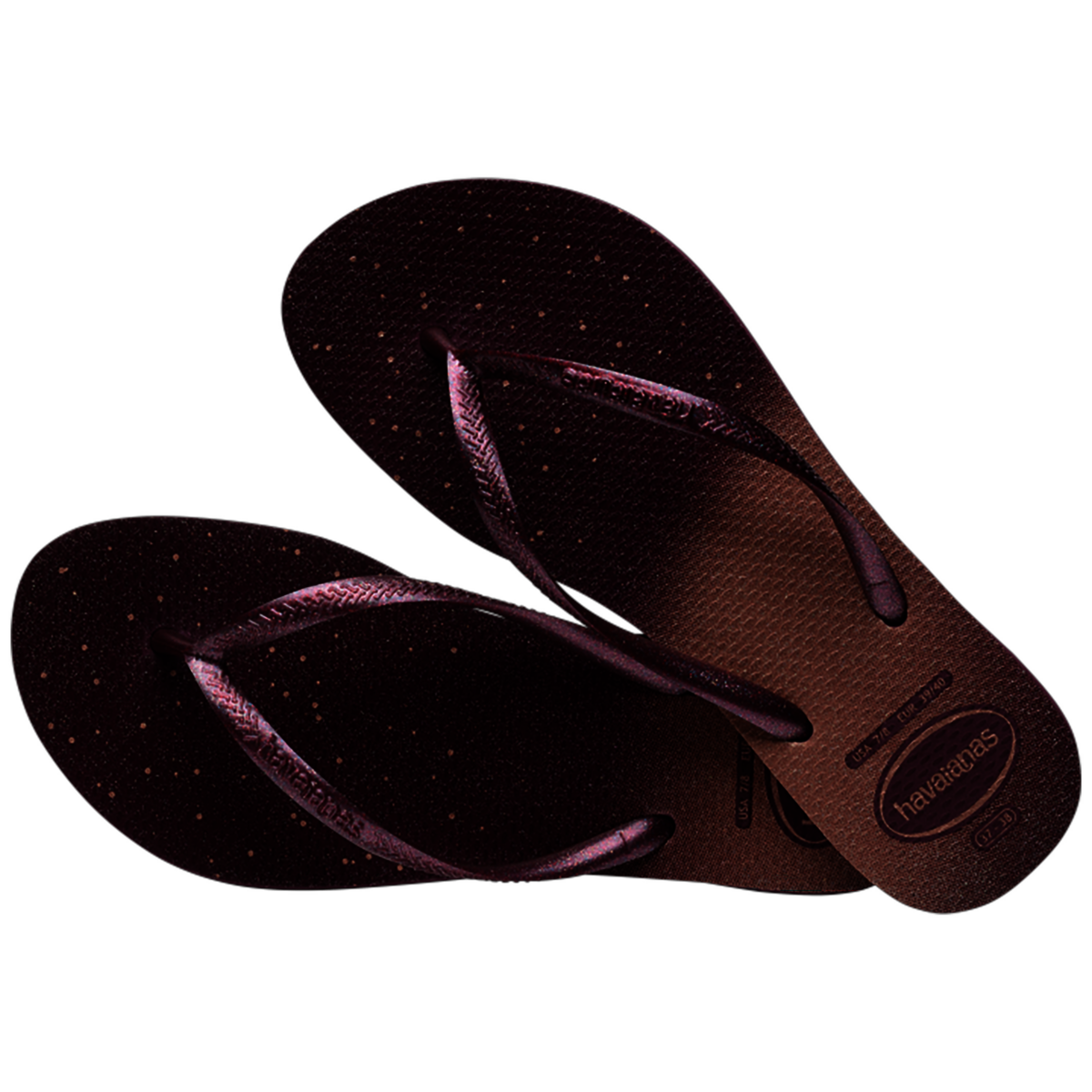 SANDÁLIA SLIM GLOSS TERRA ROXA 41/42 HAVAIANAS 