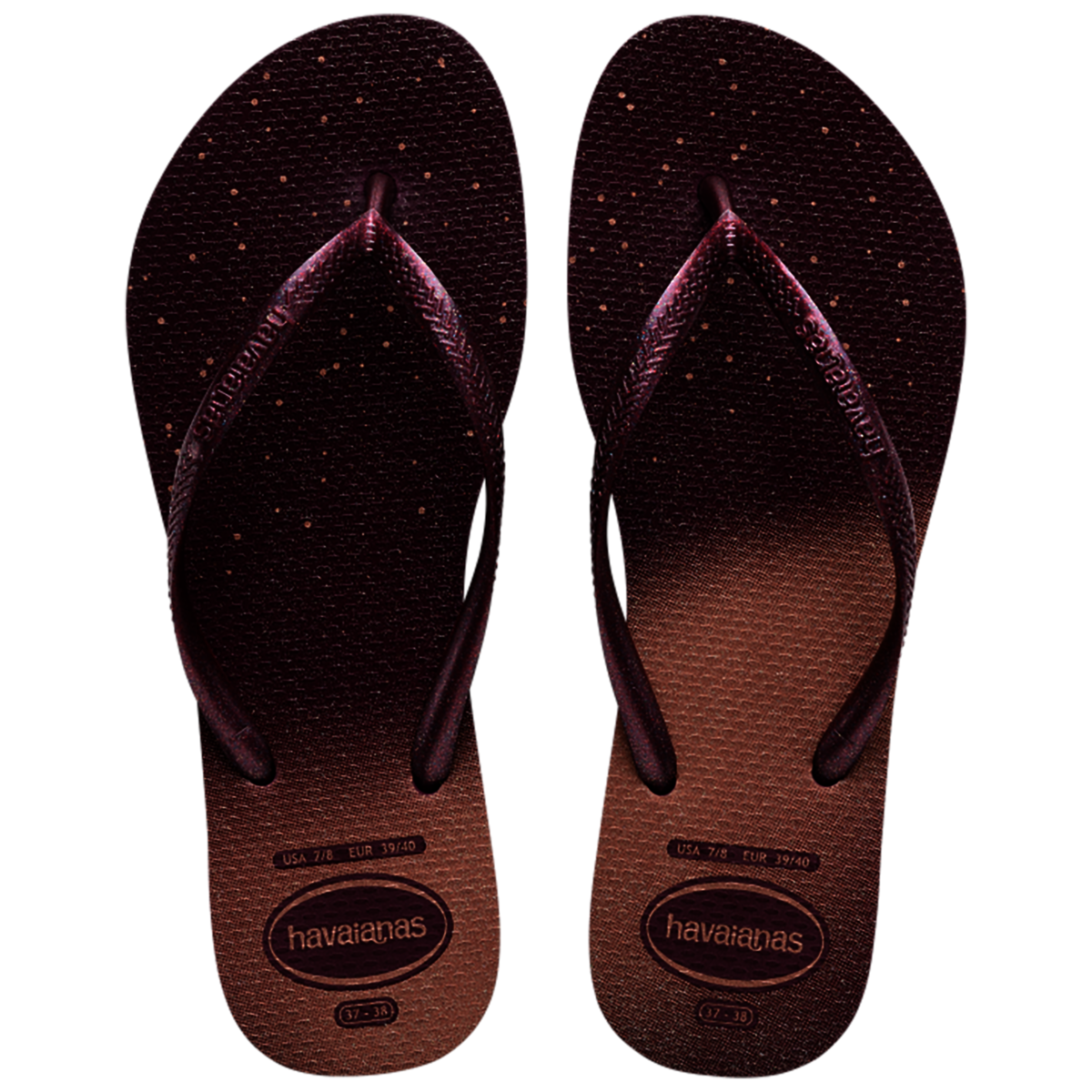 SANDÁLIA SLIM GLOSS TERRA ROXA 35/36 HAVAIANAS 