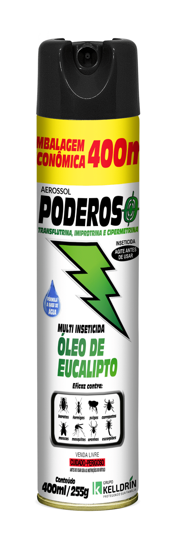 INSETICIDA AEROSOL EUCALIPTO PODEROSO 