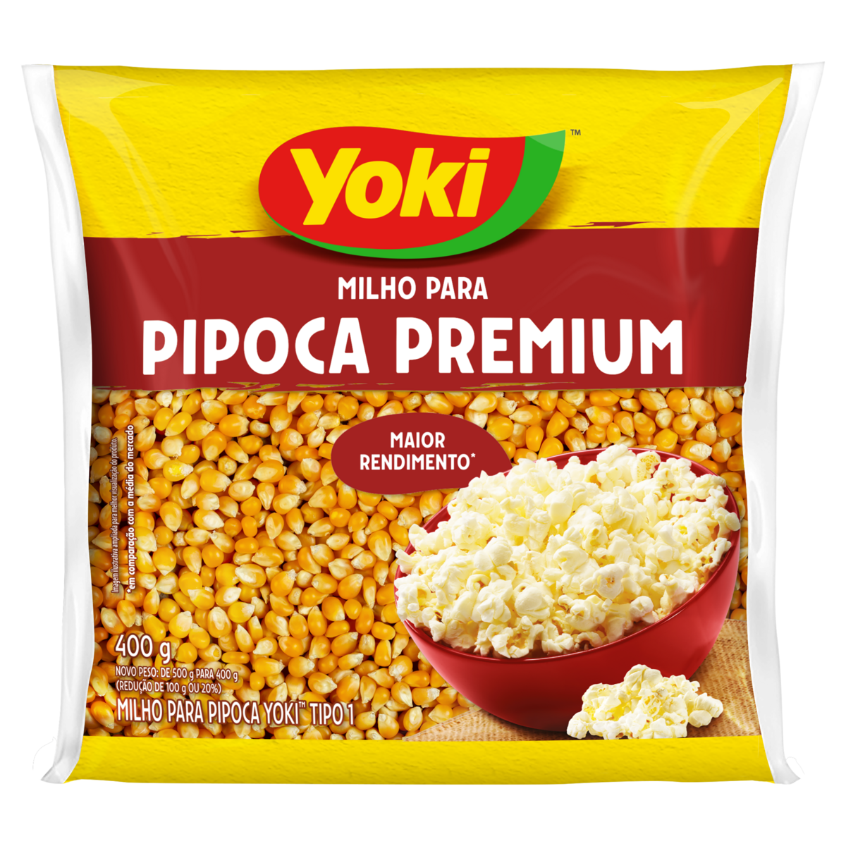 MILHO PIPOCA PREMIUM YOKI 