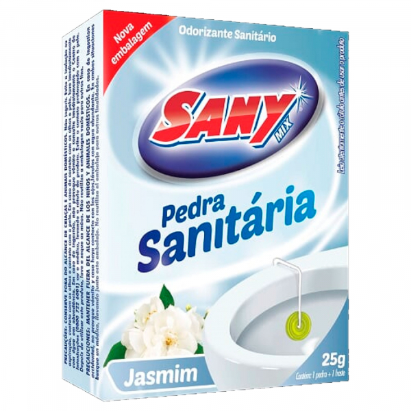 PEDRA SANITÁRIA 25GR JASMIM SANY