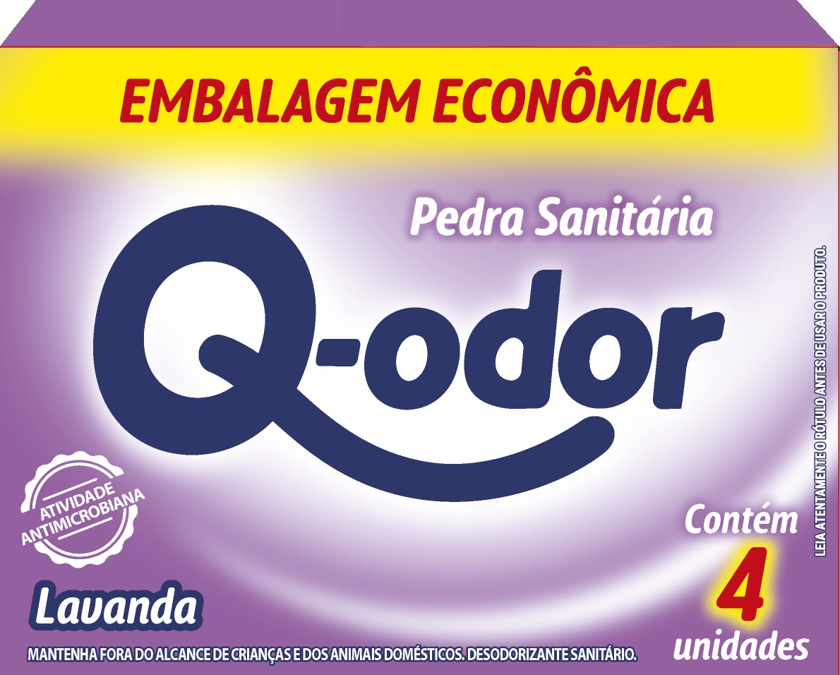 PEDRA SANITÁRIA LAVANDA ECONÔMICA Q-ODOR 