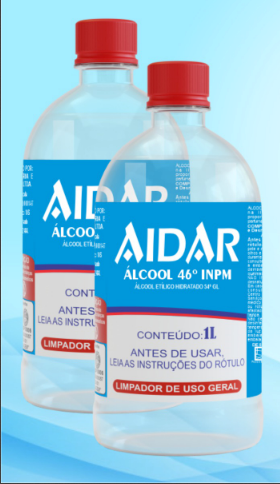 ÁLCOOL LÍQUIDO 46 INPM AIDAR 