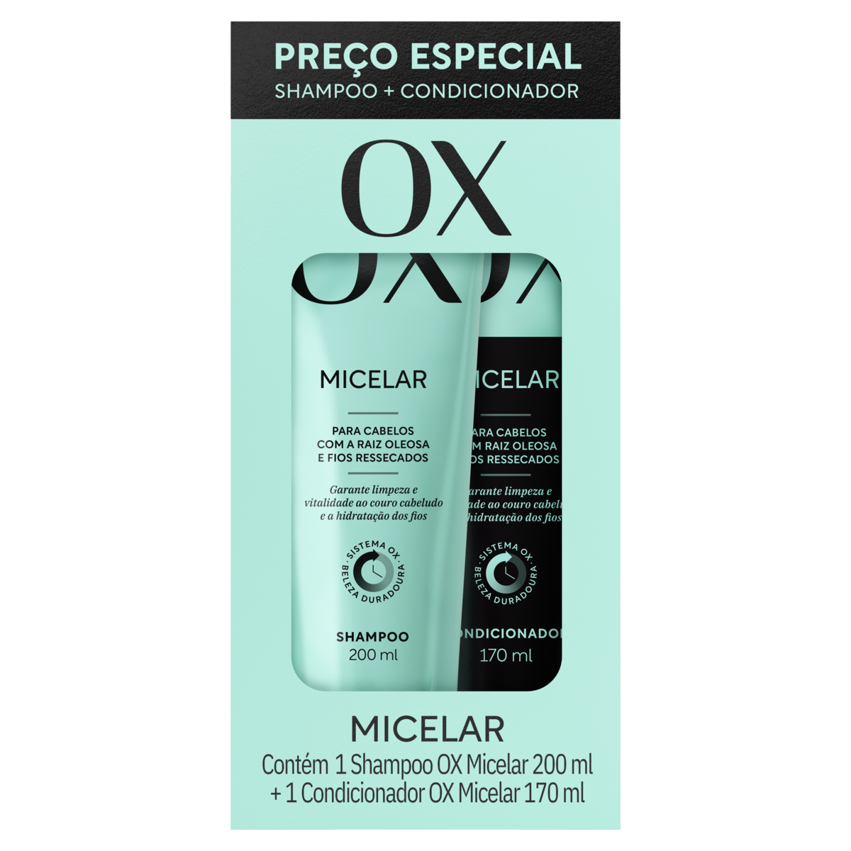 SHAMPOO+CONDICIONADOR MICELAR OX 