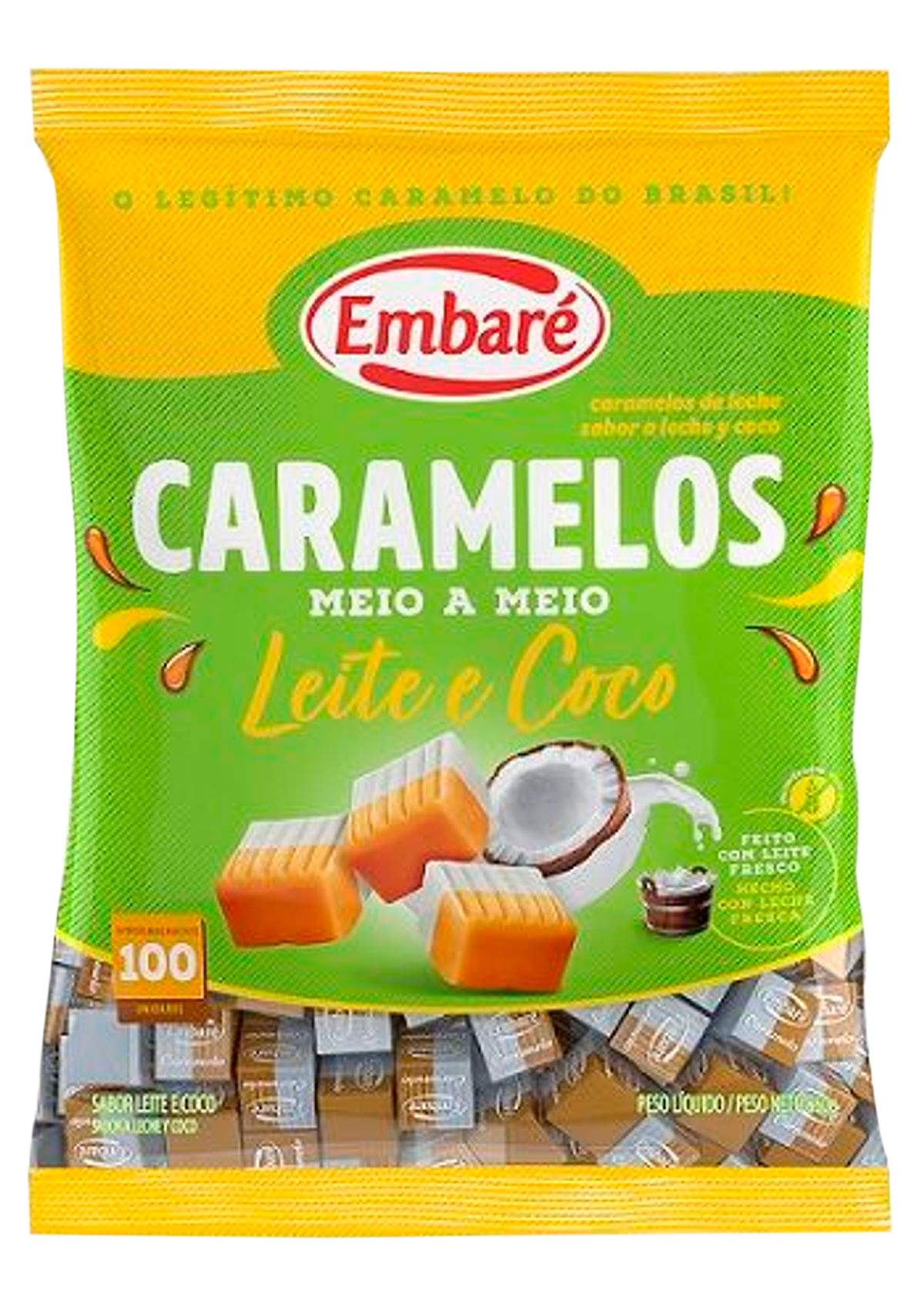 BALA CARAMELO LEITE COCO EMBARÉ