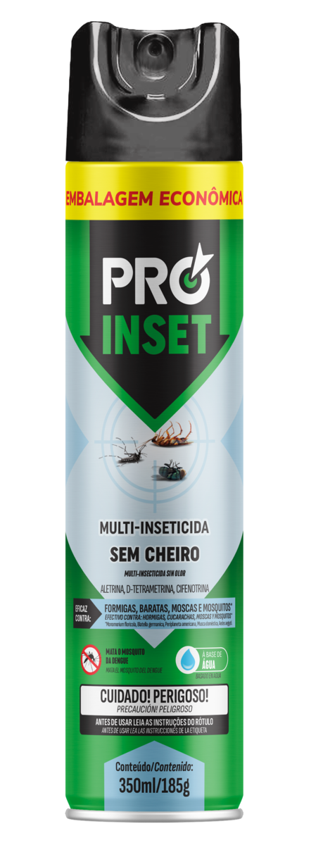 INSETICIDA AEROSOL SEM CHEIRO ECONOMICO PROINSET