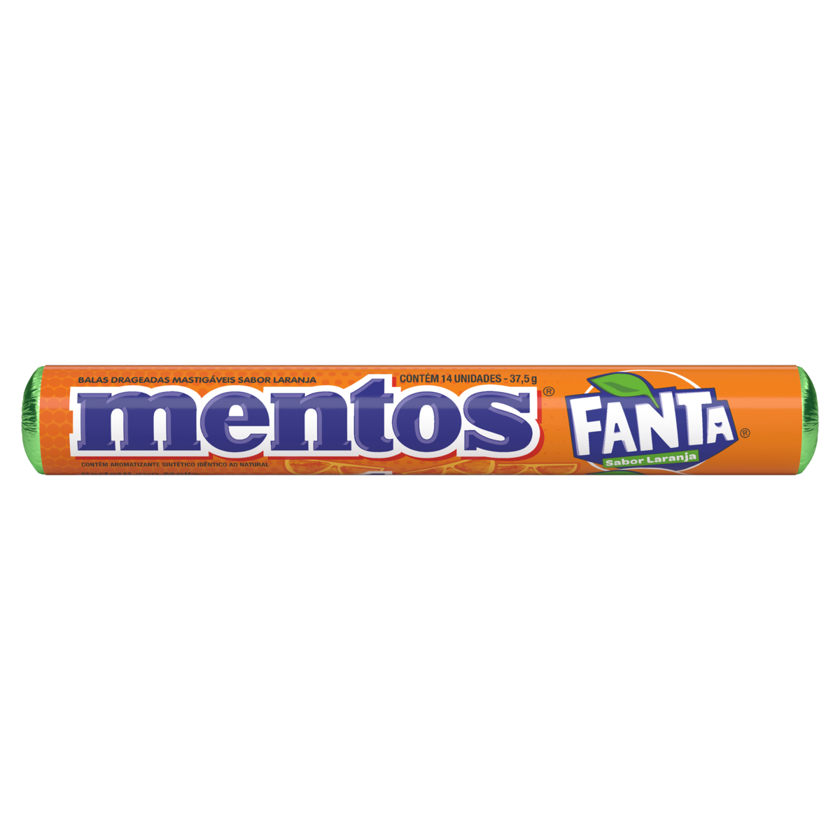 BALA FANTA LARANJA MENTOS 