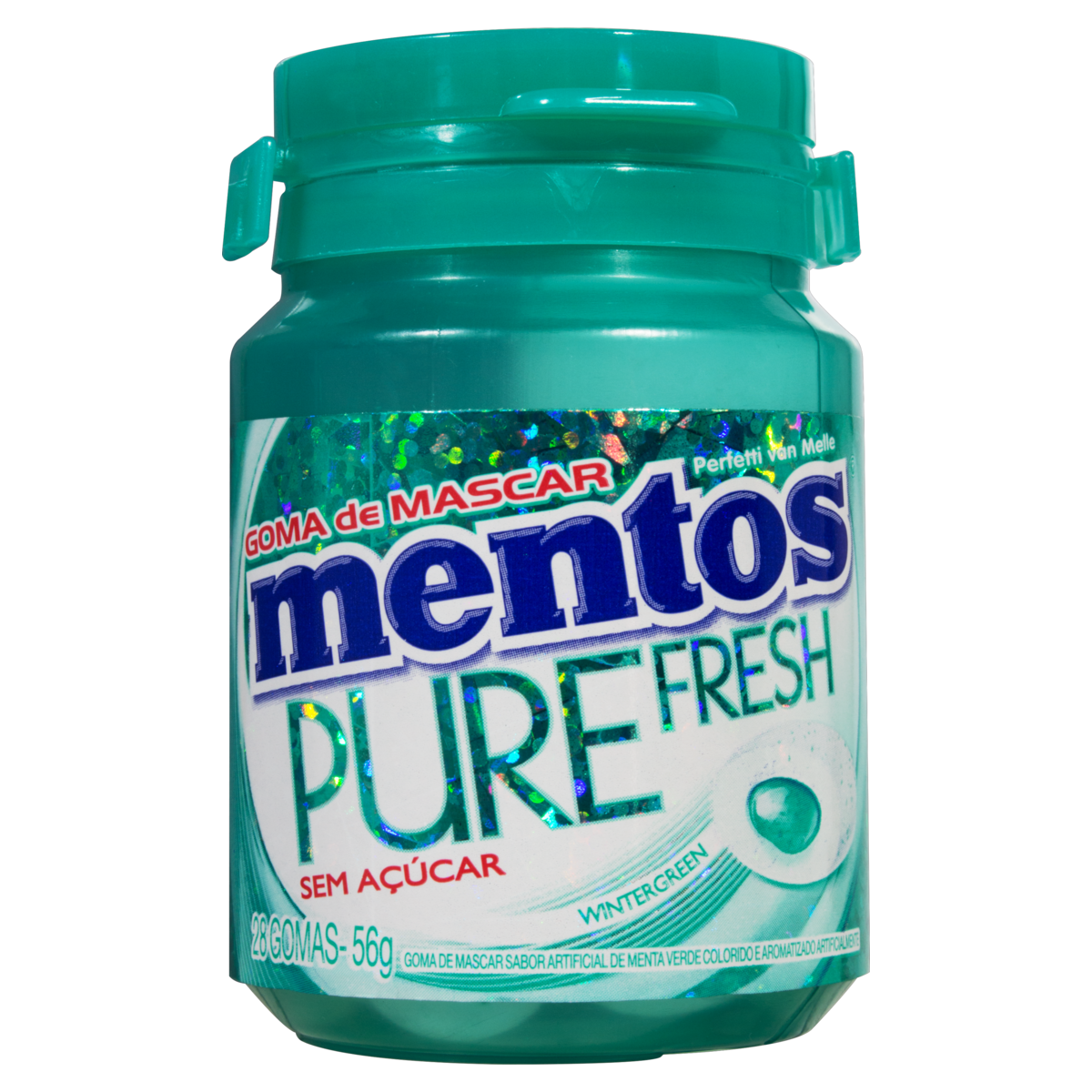 GOMA DE MASCAR GARRAFA WTGREEN MENTOS 