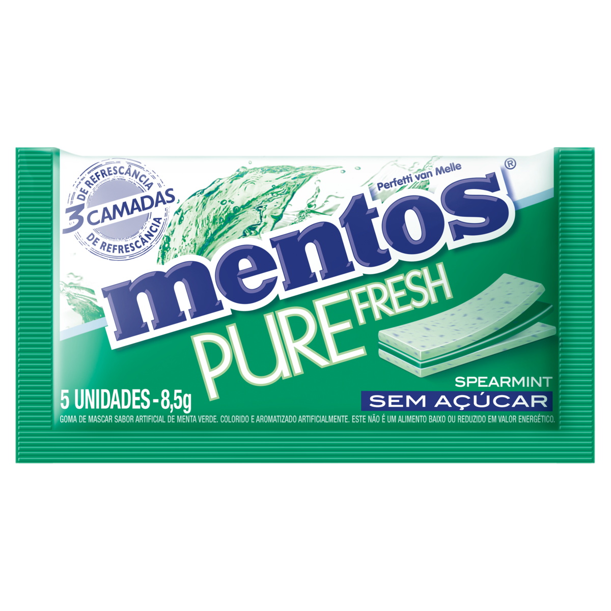 GOMA DE MASCAR SPEARMINT MENTOS 