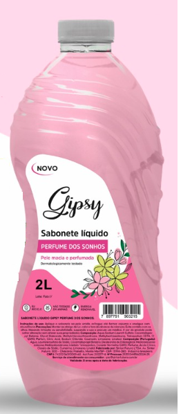 SABONETE LÍQUIDO PERFUME DOS SONHOS GIPSY 